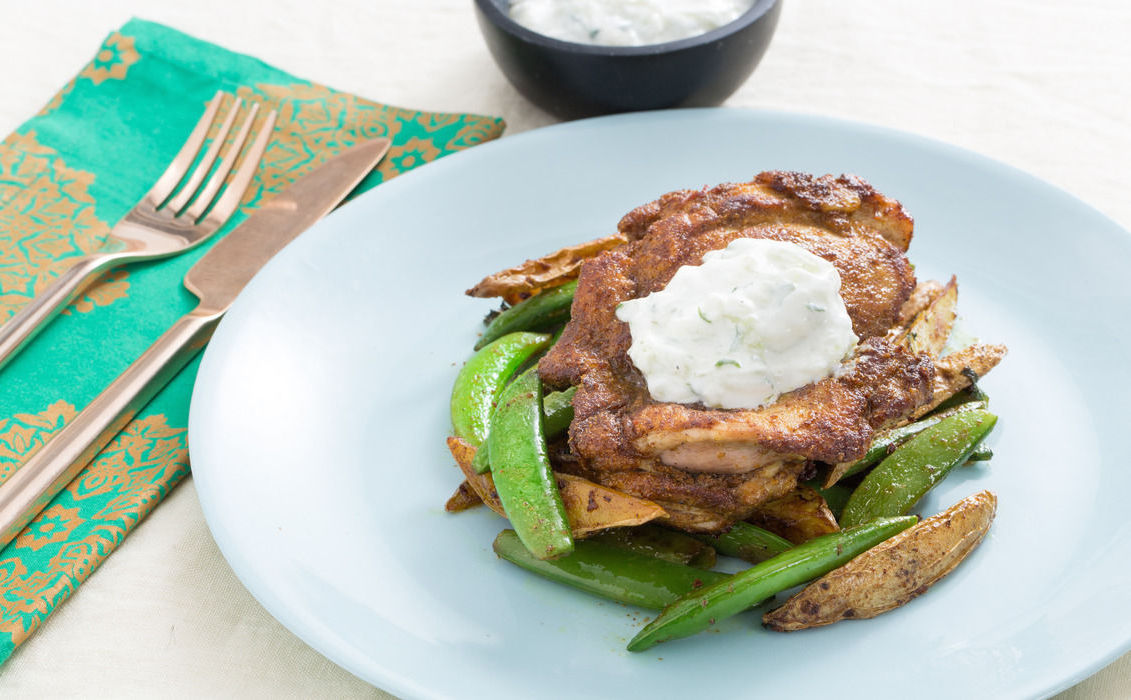 Curry-spiced Chicken Thighs